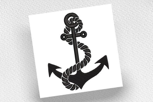 Anchor and Rope: A Timeless Embroidery Design for Seasonal Creations