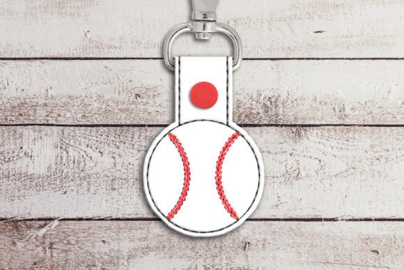 Baseball ITH Key Fob Applique Review for Seasonal Use