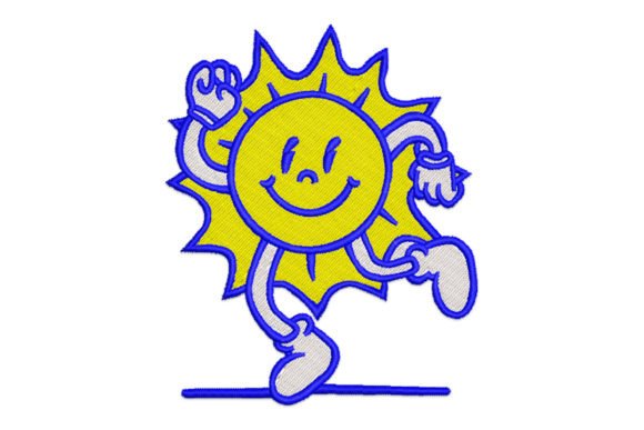 Cartoon Sun Embroidery Design Review