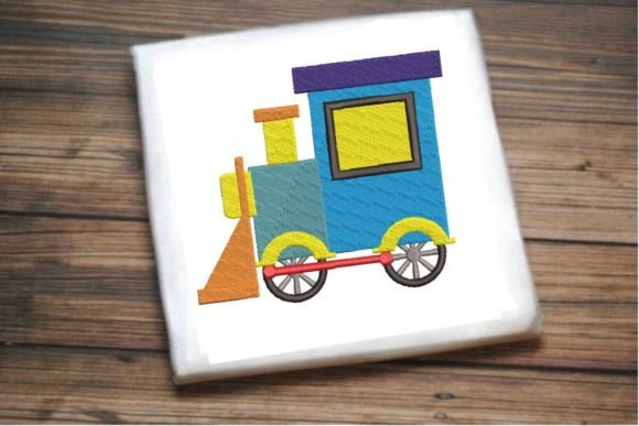 Charming Small Train Embroidery Design Review