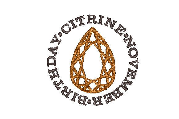 Citrine Faceted Pear November Birthday Design Review