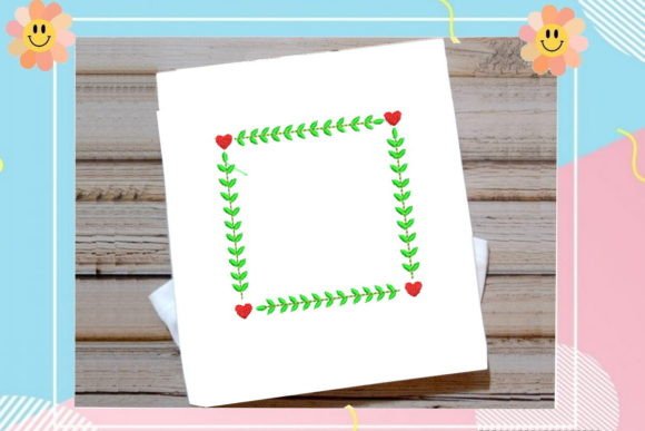 Floral Border Frame with Heart Review for Craft Fair Success