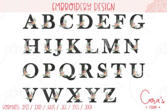 Flower Alphabet Embroidery Design Review