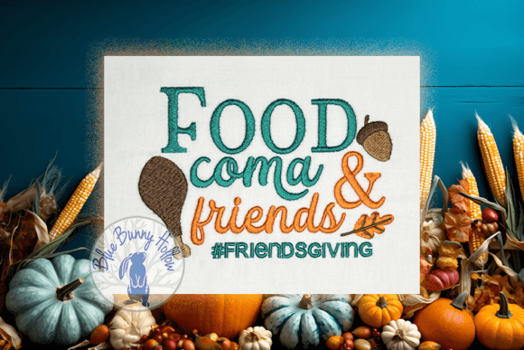 Food Coma Friends Embroidery Review