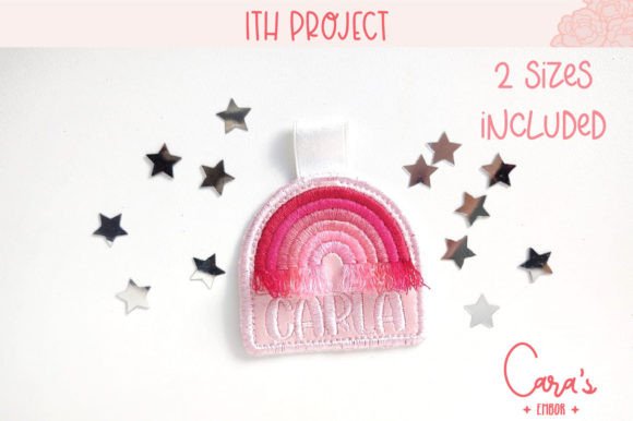 Fringe Rainbow Name Tag - ITH Project Review