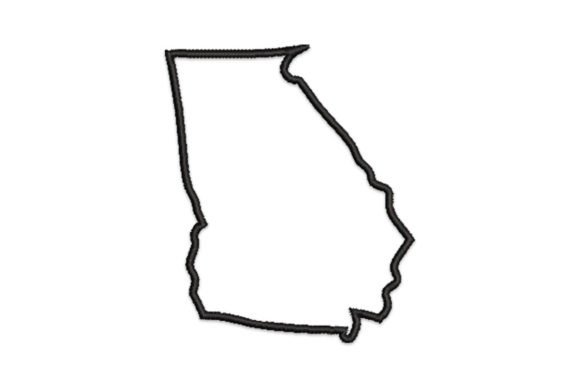 Georgia State Map Embroidery Design Review for Seasonal Products