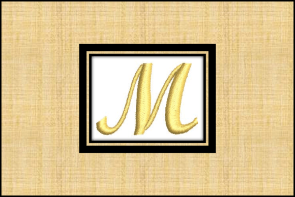 Gold Font-M Review: A Versatile Embroidery Design for Boutique Apparel