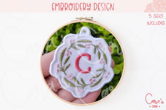 ITH - Christmas Ornament Alphabet Review
