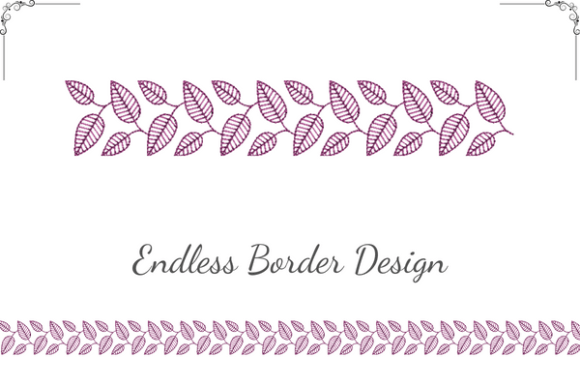 Leaf by Leaf Border: A Timeless Embroidery Design for Personalized Gifts