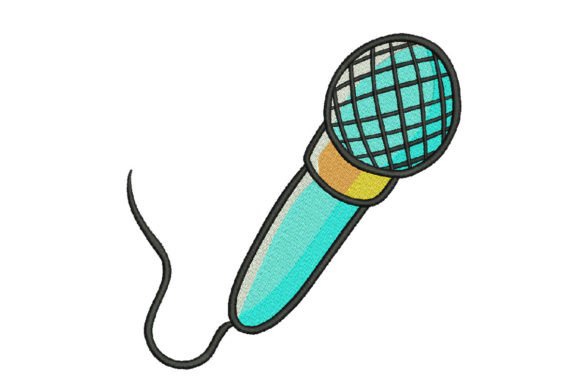 Microphone Embroidery Design Review for Seasonal Products