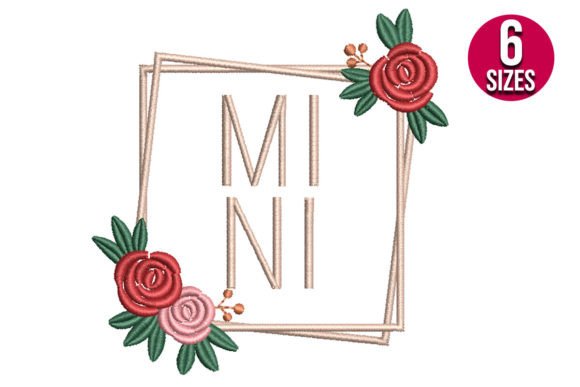 Mini with Rose Flowers Embroidery Design Review