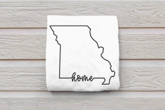 Missouri Home State Outline Embroidery Design Review