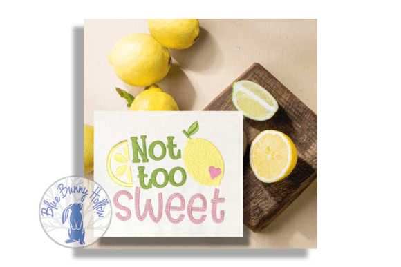 Not Too Sweet: A Zesty Embroidery Design for Real Projects