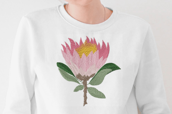 Protea Pink Embroidery Design Review for Real Projects
