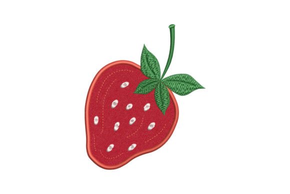 Single Strawberry Embroidery Design Review
