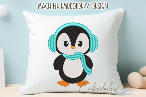Winter Penguin Embroidery Review for Apparel Projects